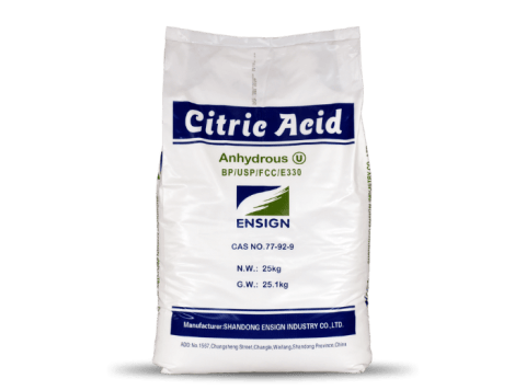 ACIDO CITRICO ANHIDRO ENSIGN® GRADO ALIMENTICIO
